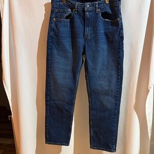 LEVI S DARK BLUE MEN DENIM 505